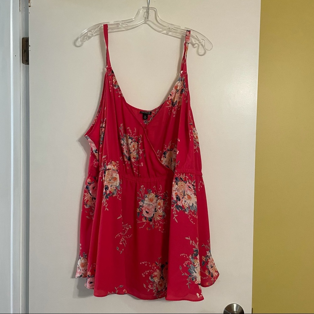 Chiffon Surplice Cami Top